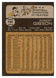 1973 Topps Baseball #190 Bob Gibson Cardinals VG-EX 429426