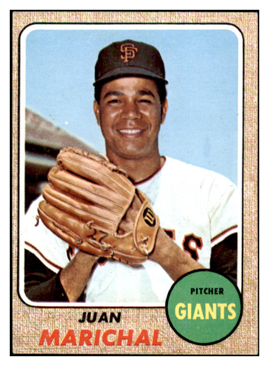 1968 Topps Baseball #205 Juan Marichal Giants EX+/EX-MT 429441