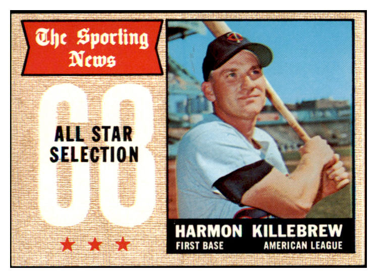 1968 Topps Baseball #361 Harmon Killebrew A.S. Twins NR-MT 429444