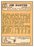 1968 Topps Baseball #385 Catfish Hunter A's NR-MT oc 429453