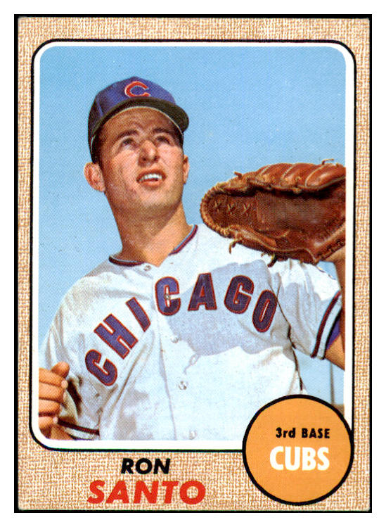 1968 Topps Baseball #235 Ron Santo Cubs EX+/EX-MT 429480