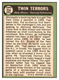 1967 Topps Baseball #334 Harmon Killebrew Bob Allison VG-EX 429516