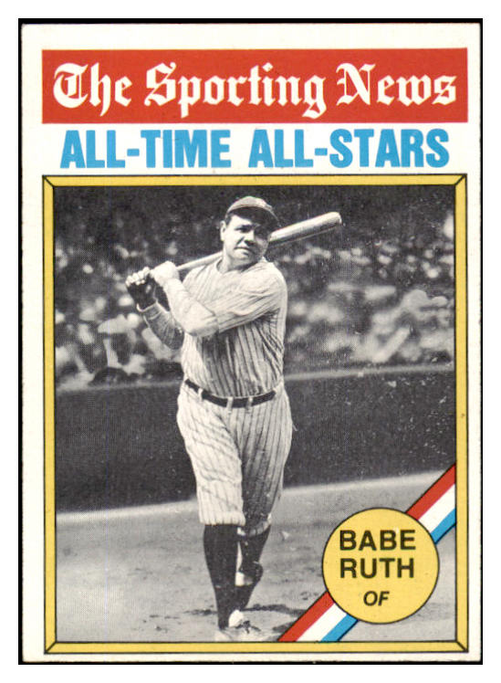1976 Topps Baseball #345 Babe Ruth ATG Yankees NR-MT 429529