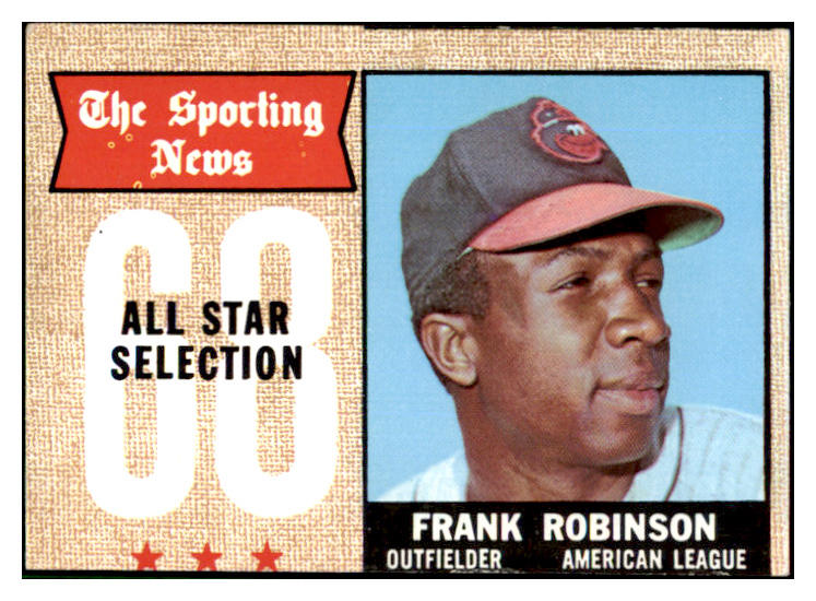 1968 Topps Baseball #373 Frank Robinson A.S. Orioles EX mc 429539