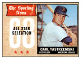 1968 Topps Baseball #369 Carl Yastrzemski A.S. Red Sox EX+ 429544