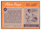 1970 Topps Football #059 Alan Page Vikings EX-MT 429580