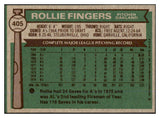 1976 Topps Baseball #405 Rollie Fingers A's NR-MT 429589