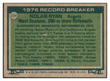 1977 Topps Baseball #234 Nolan Ryan RB Angels EX-MT 429619
