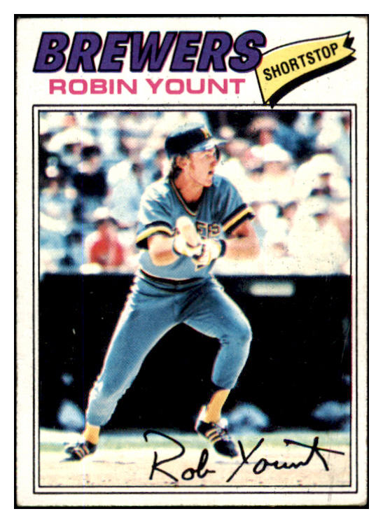 1977 Topps Baseball #635 Robin Yount Brewers EX 429623