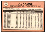 1969 Topps Baseball #410 Al Kaline Tigers VG-EX 429636