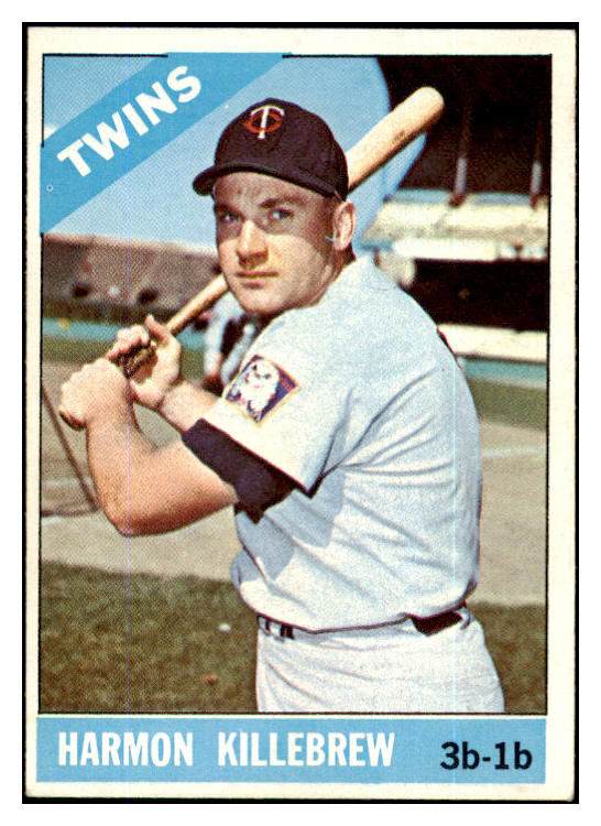 1966 Topps Baseball #120 Harmon Killebrew Twins EX+/EX-MT 429670