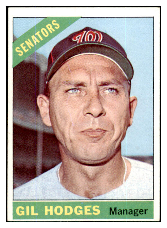 1966 Topps Baseball #386 Gil Hodges Senators EX-MT 429672