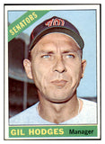 1966 Topps Baseball #386 Gil Hodges Senators EX-MT 429673