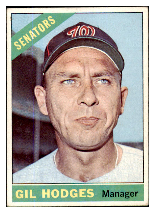 1966 Topps Baseball #386 Gil Hodges Senators VG-EX 429674