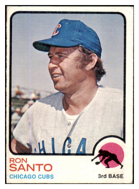 1973 Topps Baseball #115 Ron Santo Cubs EX-MT 429708