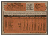 1972 Topps Baseball #270 Jim Palmer Orioles EX-MT 429718