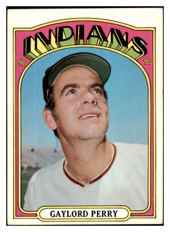 1972 Topps Baseball #285 Gaylord Perry Indians EX 429728