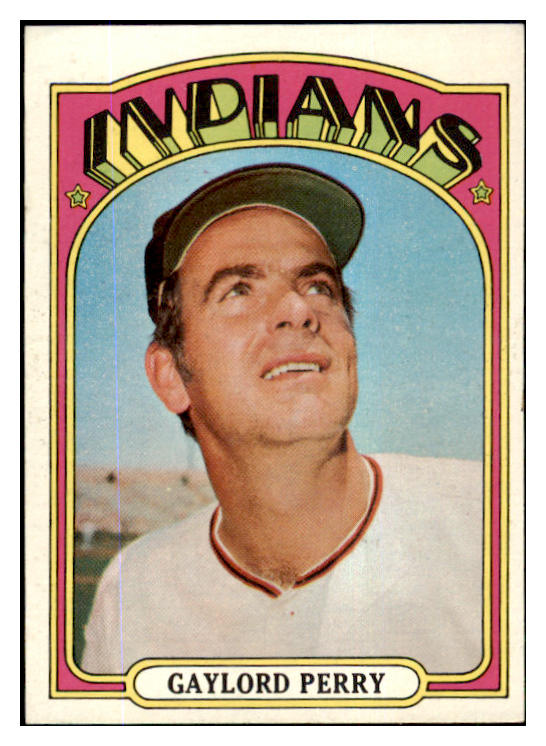 1972 Topps Baseball #285 Gaylord Perry Indians EX-MT 429729