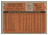 1972 Topps Baseball #285 Gaylord Perry Indians EX-MT 429729