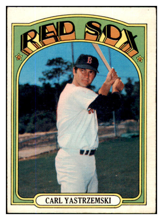 1972 Topps Baseball #037 Carl Yastrzemski Red Sox VG-EX 429734