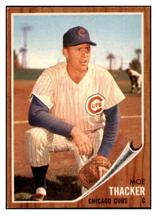 1962 Topps Baseball #546 Moe Thacker Cubs NR-MT 429752