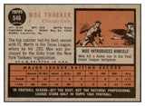 1962 Topps Baseball #546 Moe Thacker Cubs NR-MT 429752