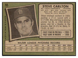 1971 Topps Baseball #055 Steve Carlton Cardinals EX+/EX-MT 429757