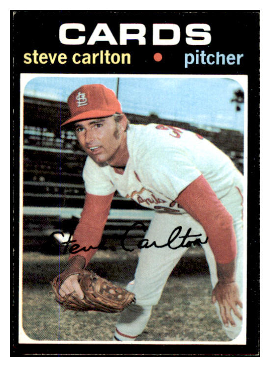 1971 Topps Baseball #055 Steve Carlton Cardinals VG-EX 429758