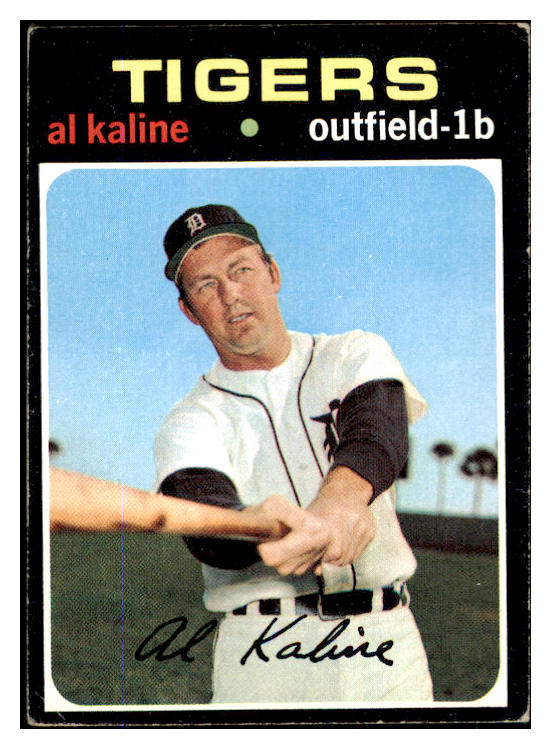 1971 Topps Baseball #180 Al Kaline Tigers VG-EX 429761