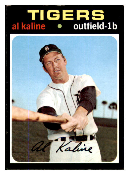 1971 Topps Baseball #180 Al Kaline Tigers EX-MT 429765