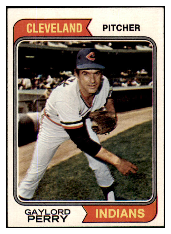 1974 Topps Baseball #035 Gaylord Perry Indians EX-MT 429786