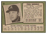 1971 Topps Baseball #030 Phil Niekro Braves VG-EX 429815