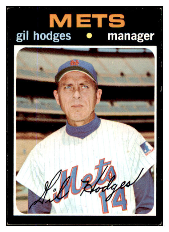 1971 Topps Baseball #183 Gil Hodges Mets EX-MT 429822