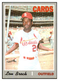 1970 Topps Baseball #330 Lou Brock Cardinals EX+ 429838
