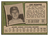 1971 Topps Baseball #045 Catfish Hunter A's VG-EX 429840