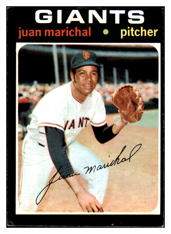 1971 Topps Baseball #325 Juan Marichal Giants EX 429844