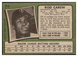 1971 Topps Baseball #210 Rod Carew Twins EX 429861