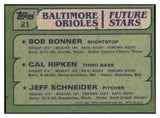 1982 Topps Baseball #021 Cal Ripken Orioles EX-MT 429892