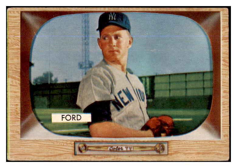 1955 Bowman Baseball #059 Whitey Ford Yankees VG 429917