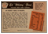1955 Bowman Baseball #059 Whitey Ford Yankees VG 429917