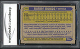 1987 Topps #320 Barry Bonds Pirates BCCG 9 430080