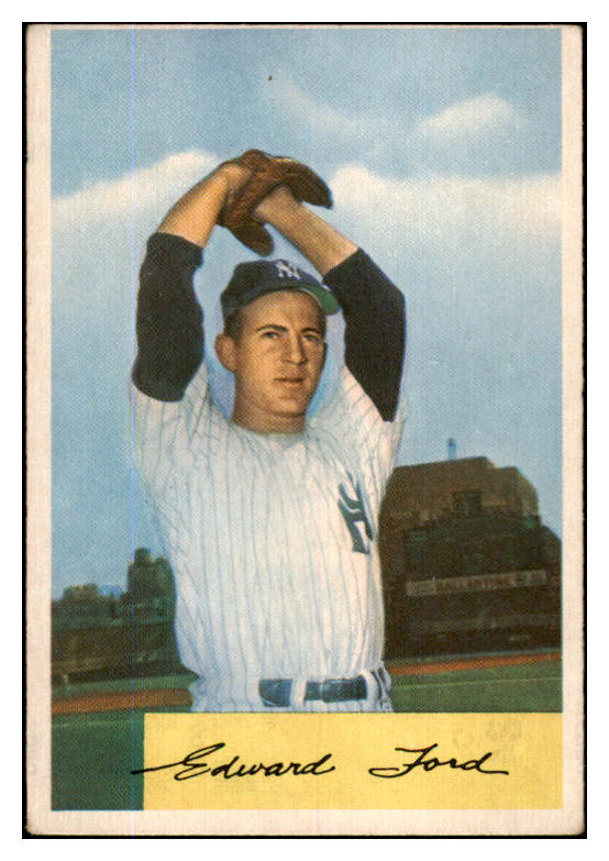 1954 Bowman Baseball #177 Whitey Ford Yankees VG/VG-EX 430128