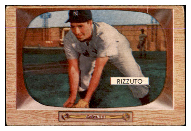 1955 Bowman Baseball #010 Phil Rizzuto Yankees VG 430130
