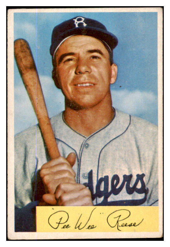 1954 Bowman Baseball #058 Pee Wee Reese Dodgers VG-EX 430135