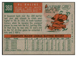 1959 Topps Baseball #360 Al Kaline Tigers EX-MT oc 430159