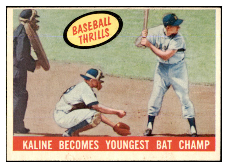 1959 Topps Baseball #463 Al Kaline IA Tigers NR-MT oc 430161