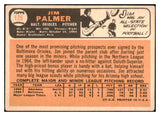 1966 Topps Baseball #126 Jim Palmer Orioles VG 430226