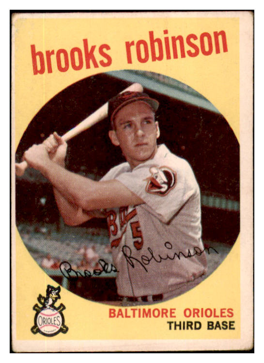 1959 Topps Baseball #439 Brooks Robinson Orioles VG 430247