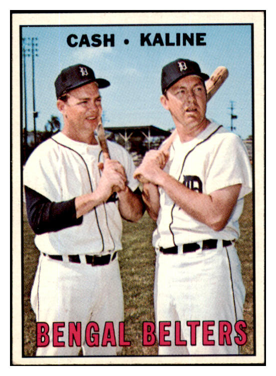 1967 Topps Baseball #216 Al Kaline Norm Cash EX-MT 430270