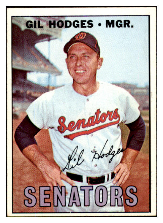 1967 Topps Baseball #228 Gil Hodges Senators EX-MT 430273